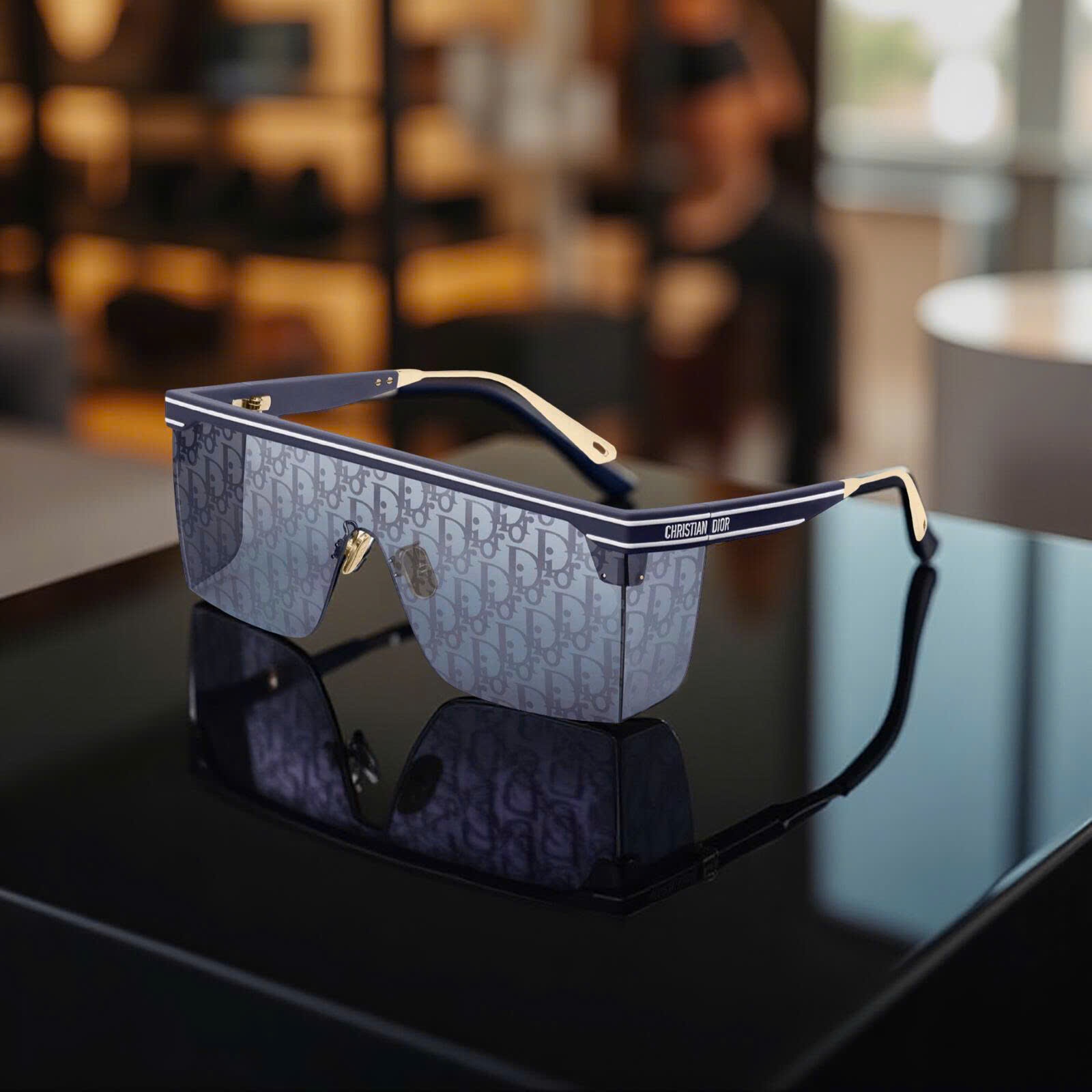 KÍNH DIOR CLUB M1U xanh BLUE SIZE 144/17.5/130
