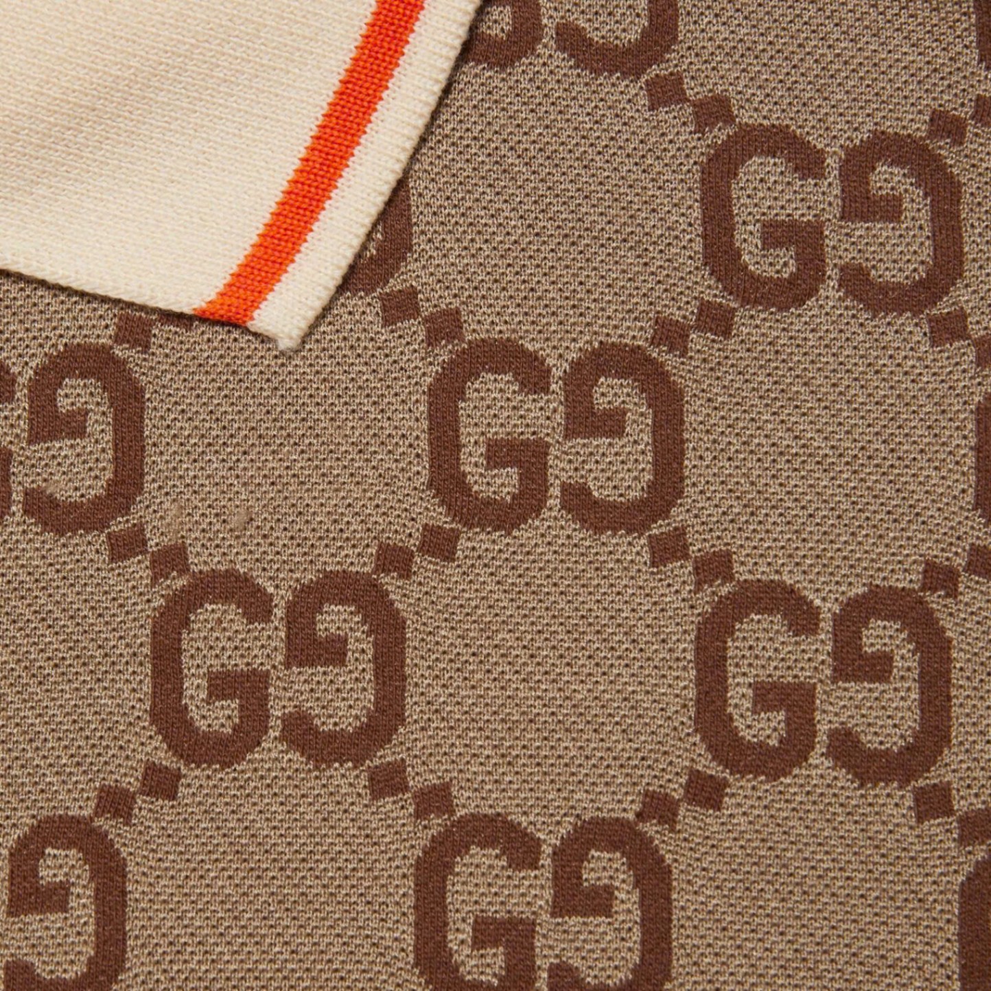 POLO GUCCI VÀNG HỌA TIẾT MONOGRAM 742384XJFGU2270