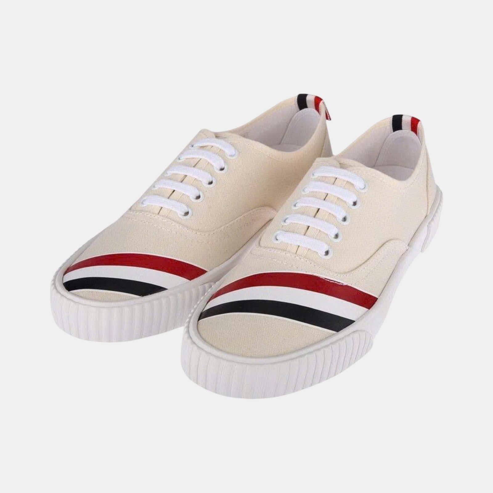 GIÀY SNEAKER THOM BROWNE TRẮNG MFD201A 06555 114