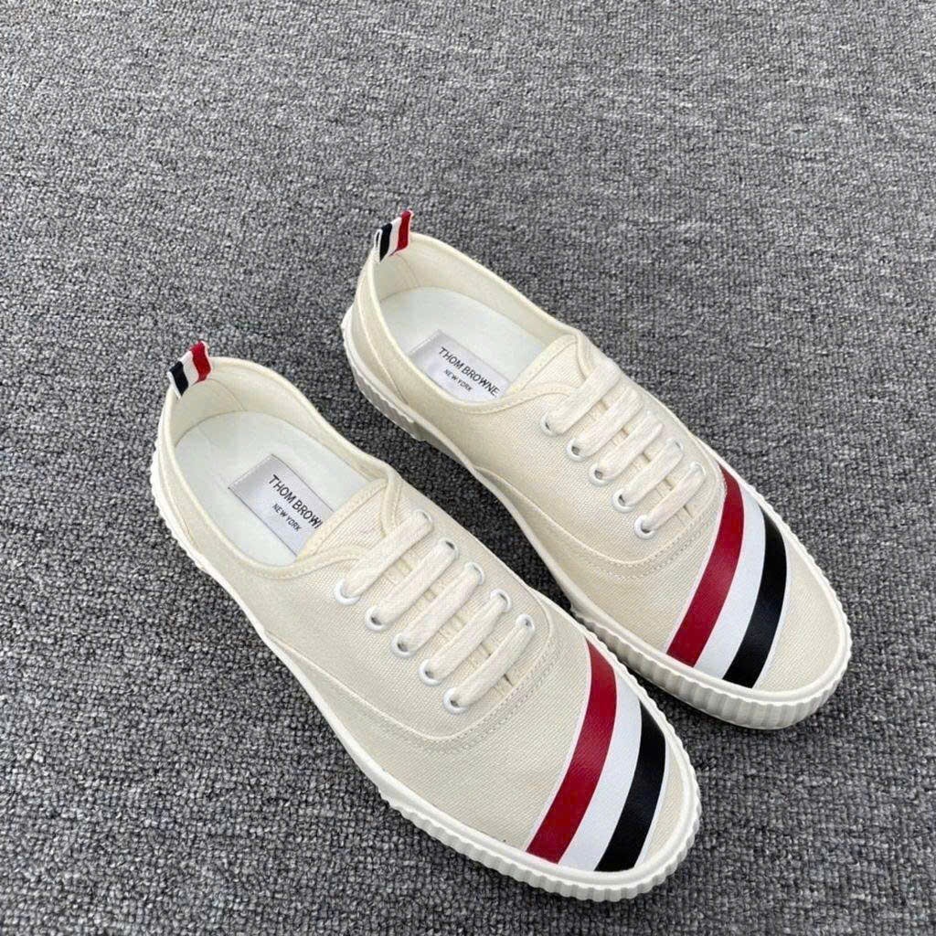 GIÀY SNEAKER THOM BROWNE TRẮNG MFD201A 06555 114