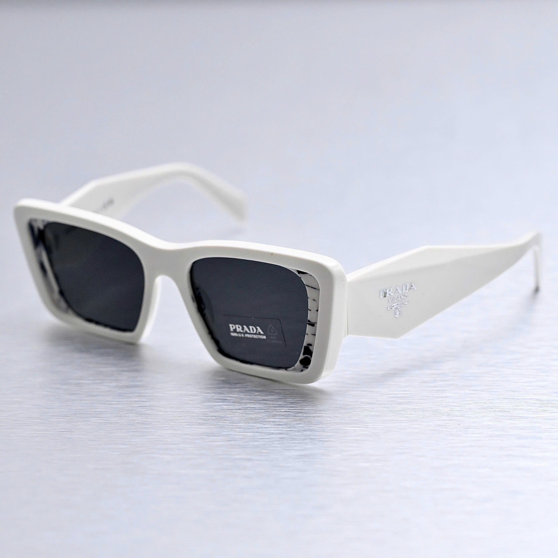 KÍNH PRADA 08YS TRẮNG SIZE 51/18/145