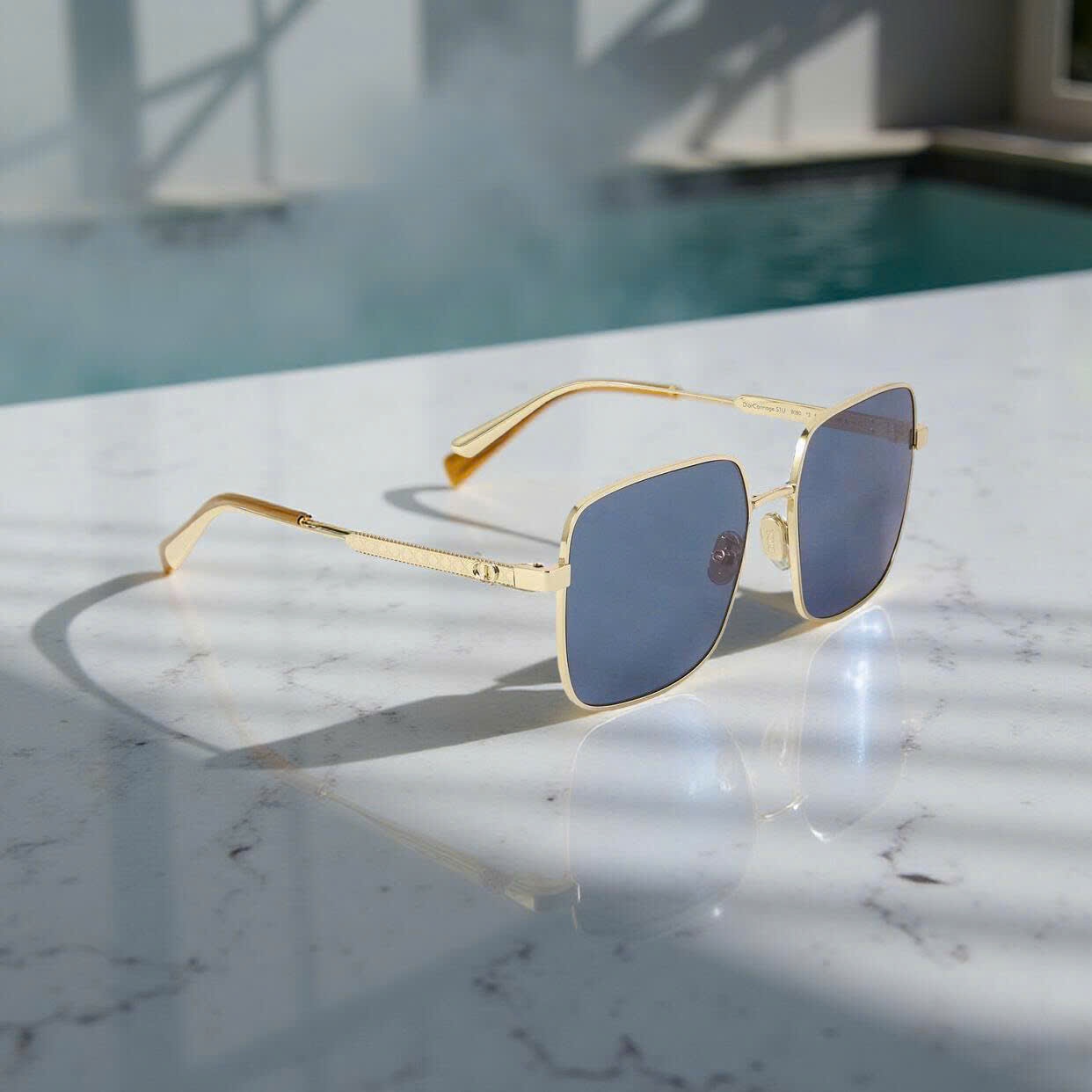 KÍNH DIOR CANNAGE S1U B0B0 GOLD BLEU SIZE 59/18/140