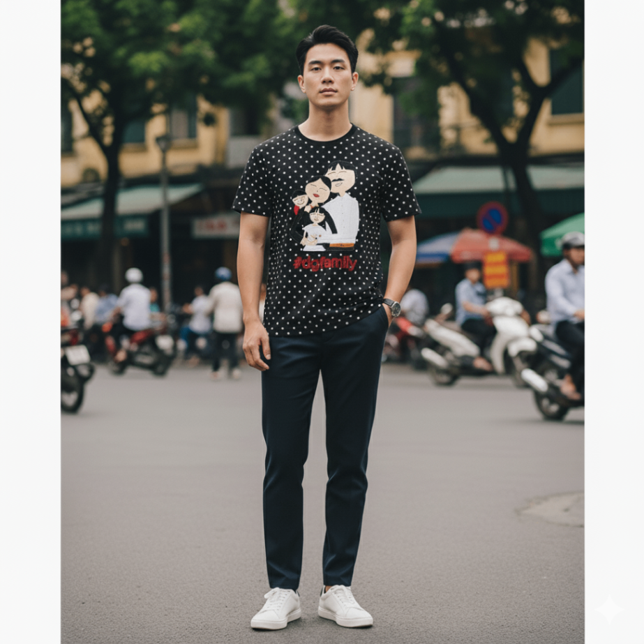 ÁO PHÔNG DOLCE FAMILY G8GX8ZG7KCQHN19W