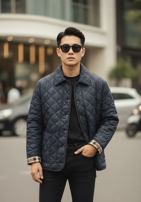 ÁO KHOÁC BURBERRY NAVY 80841901