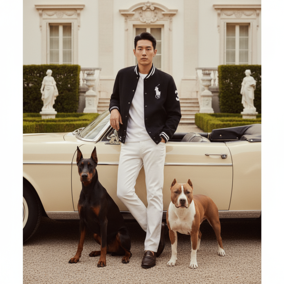 ÁO KHOÁC POLO RALPH LAUREN ĐEN CHỮ TAY 710951717001