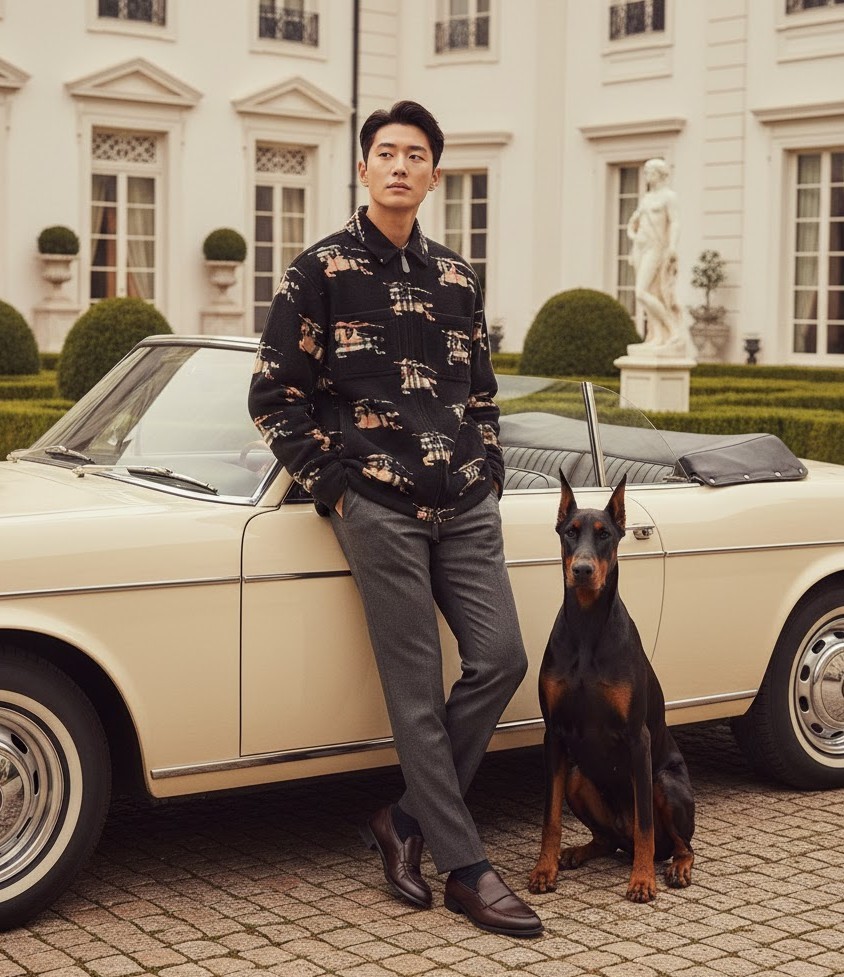 ÁO KHOÁC BURBERRY NHIỀU NGỰA 8070958