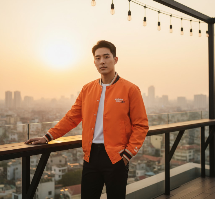 ÁO KHOÁC PUMA x RANDOMEVENT ORANGE 596661_40