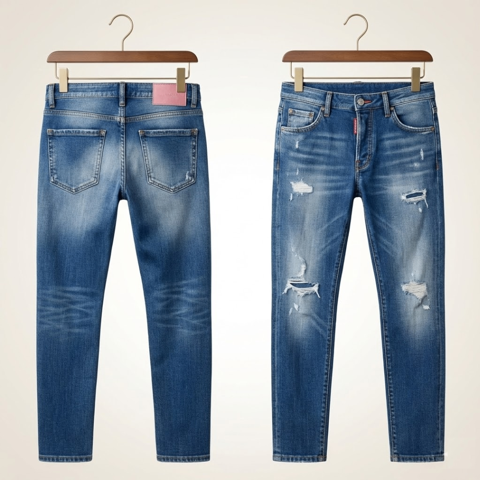 JEAN DSQUARED2 RÁCH 2 ĐÙI SLIM S71LB1023S30663470