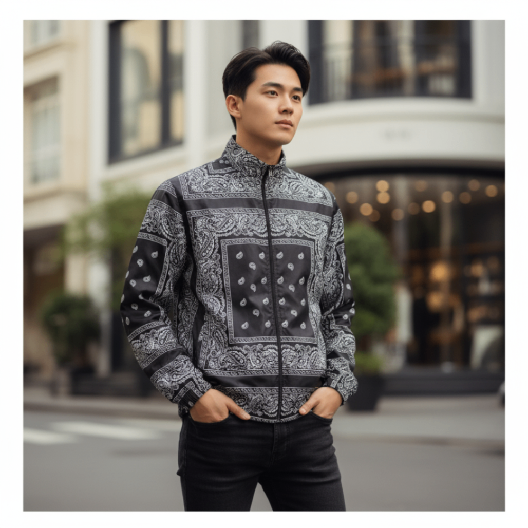 ÁO KHOÁC DOLCE HOA VĂN 41675711NH