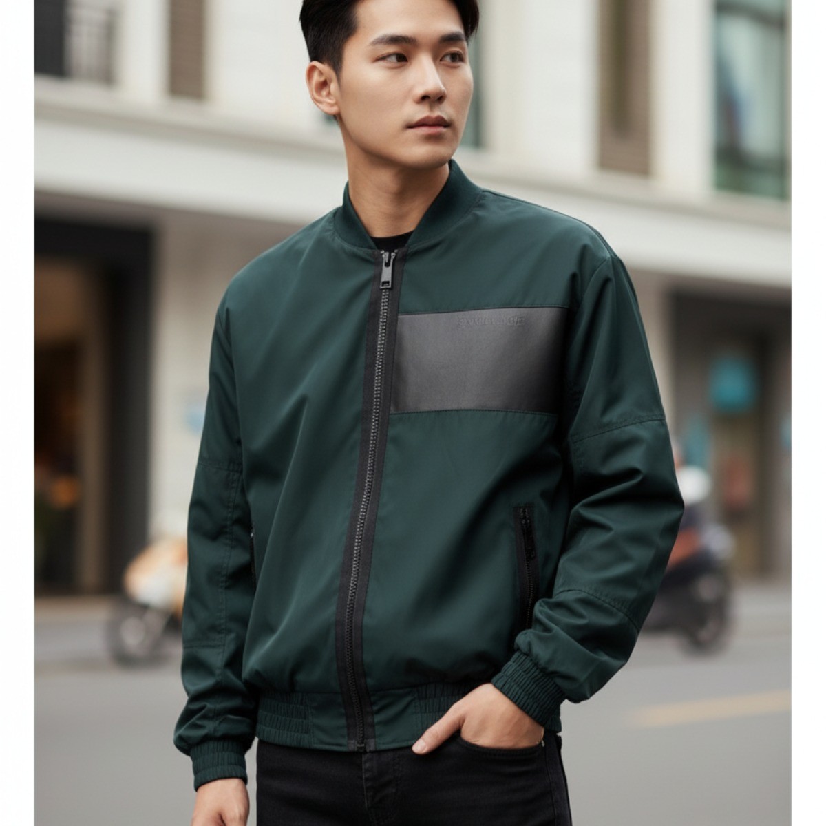 ÁO KHOÁC ARMANI EXCHANNGE XANH RÊU 3RZB13 ZN99Z 1882