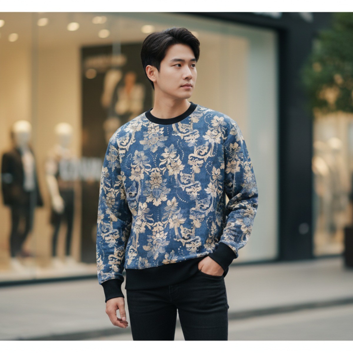 ẢO NỈ VERSACE NHIỀU HOẠ TIẾT 74GCI3R0 FS043 259