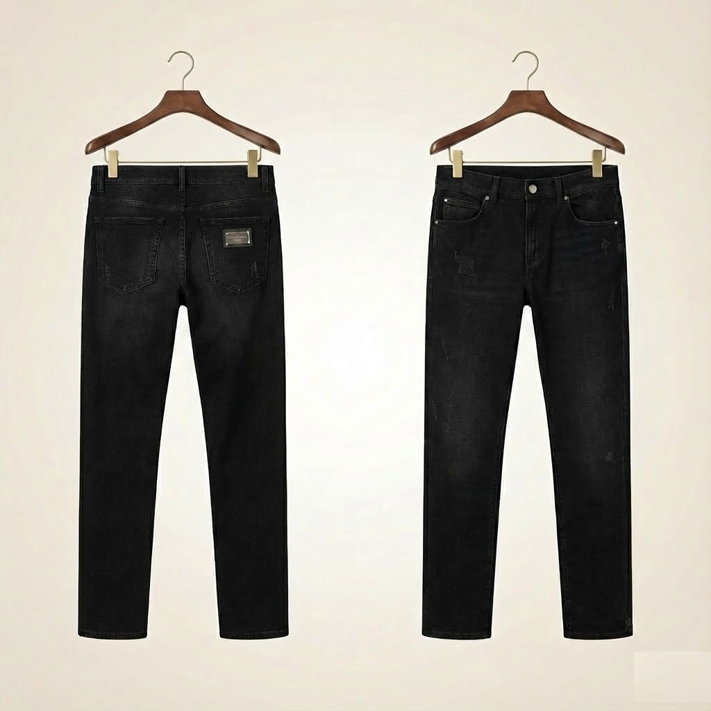 JEAN DOLCE ĐEN REGULAR GYJCCDG8HO1S9001