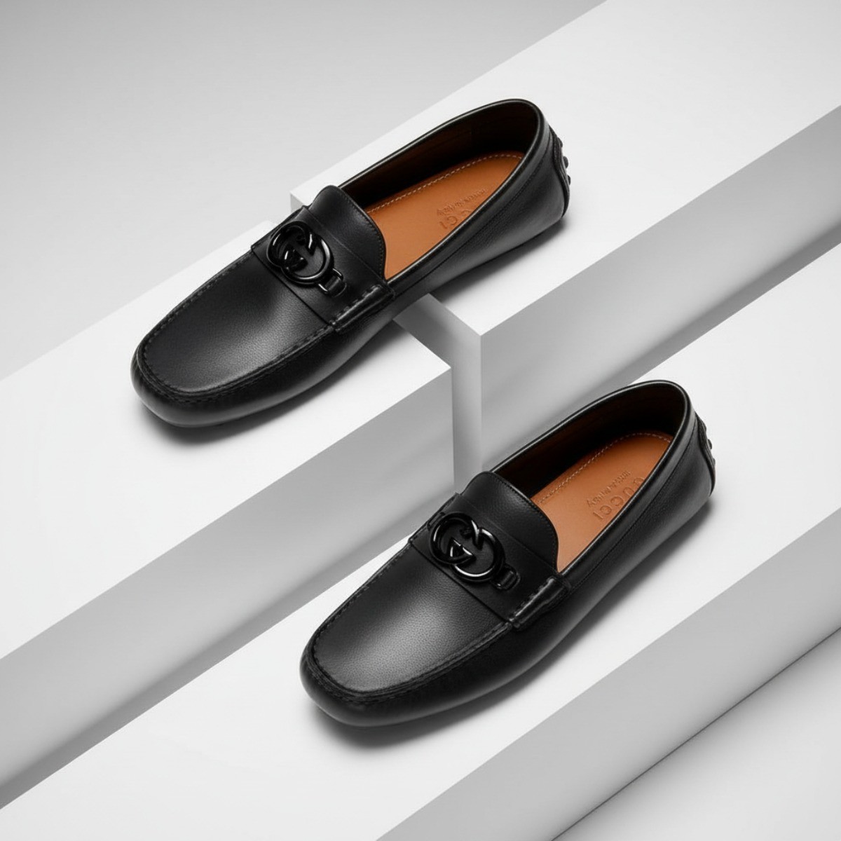 GIÀY MOCA GUCCI ĐEN 692379 1XH00 1000