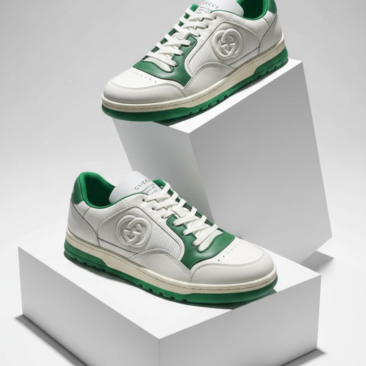 GIÀY SNEAKER GUCCI TRẮNG XANH 749896 AAB79 9148