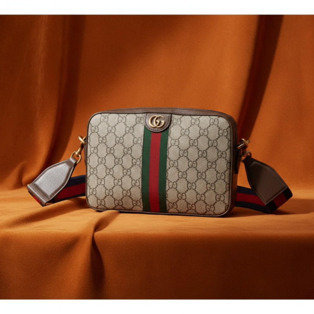 TÚI GUCCI HOẠ TIẾT GG BE NÂU 699439-9C2ST-8920