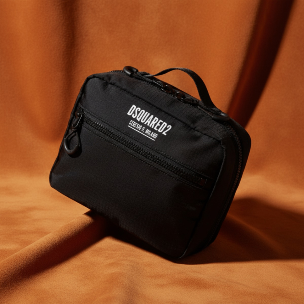 CLUTCH DSQUARED2 ĐEN BFM0008168053742124
