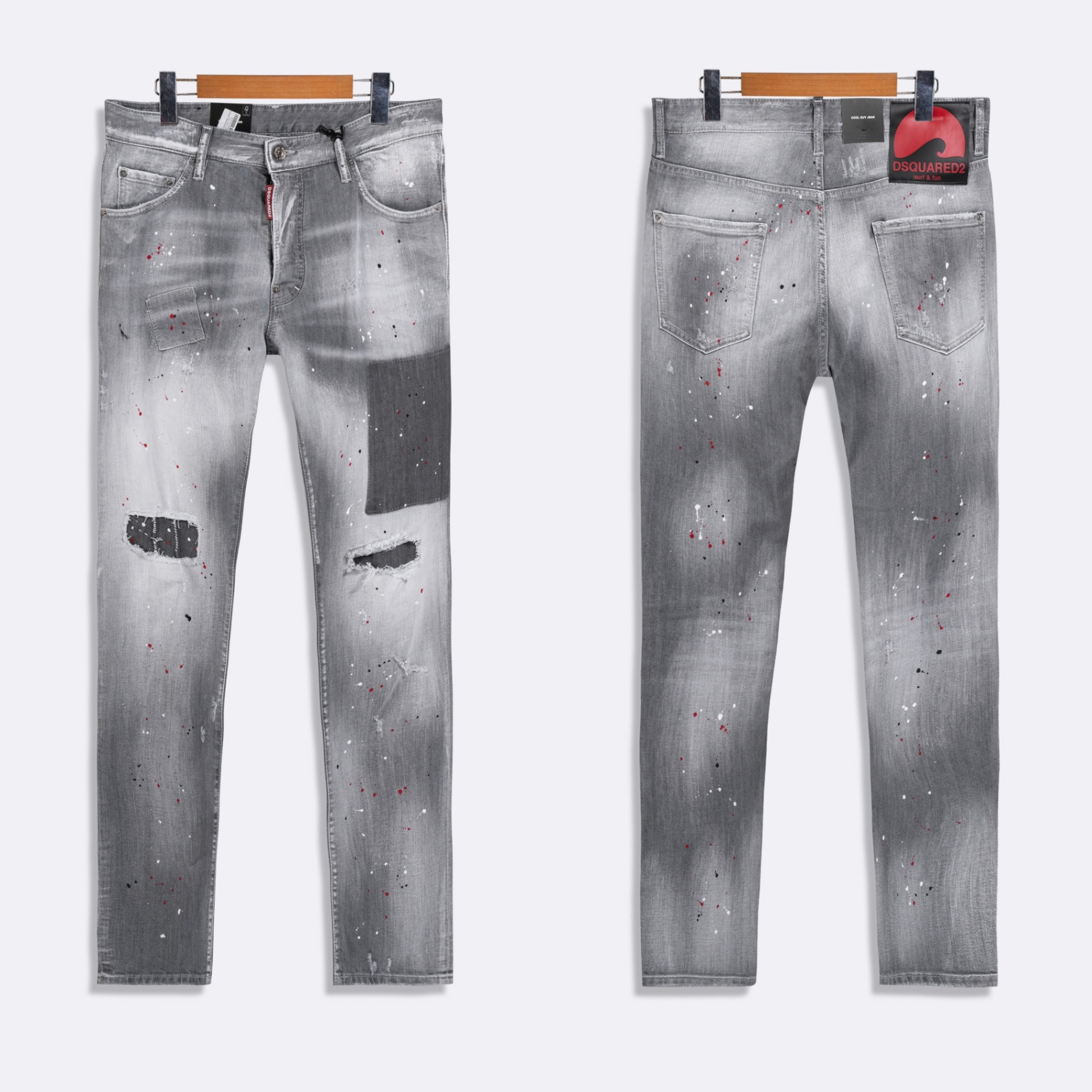 JEAN DSQ2 XÁM S74LB1238S30260 852