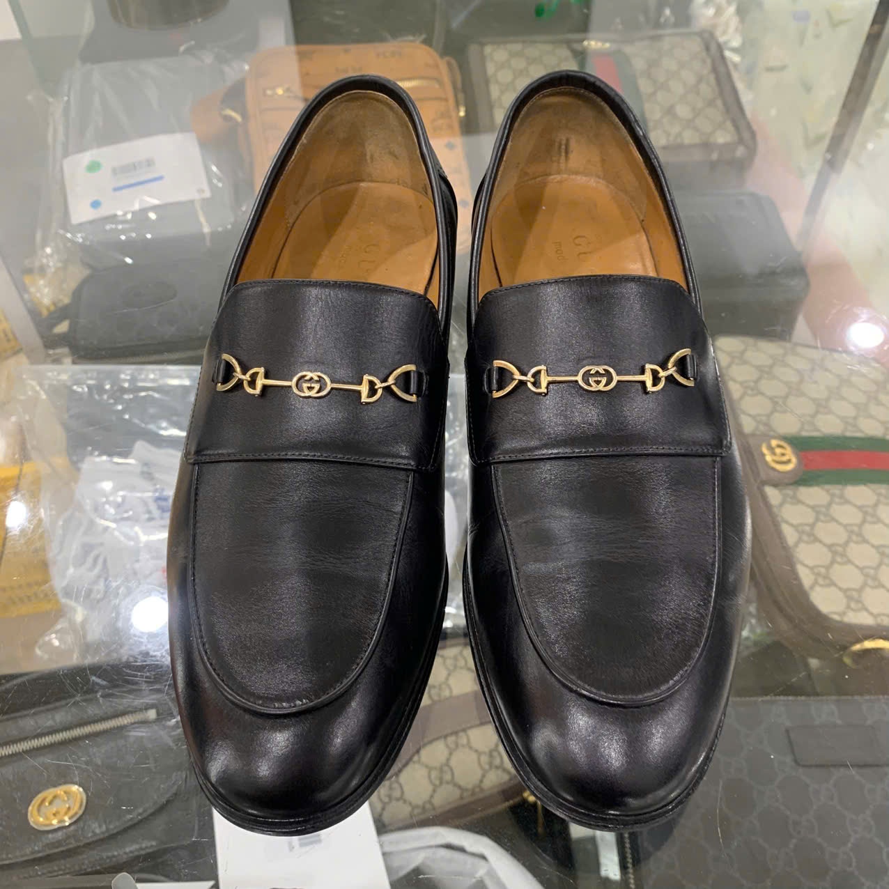 LOAFER GUCCI WITH HORSEBITS BLACK 669816-1W600-1000 LIKE NEW