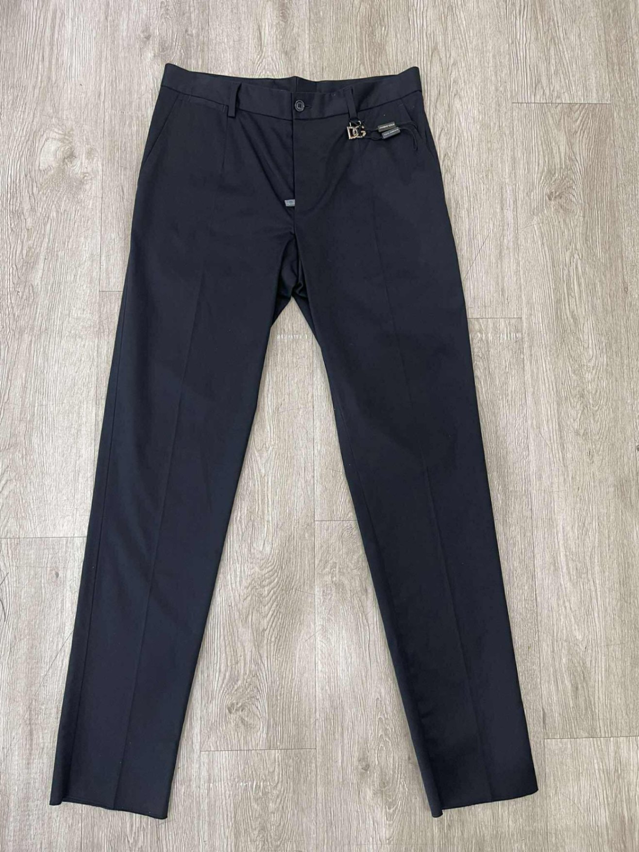 QUẦN KAKI DOLCE NAVY LOGO DG GY6FET GF092