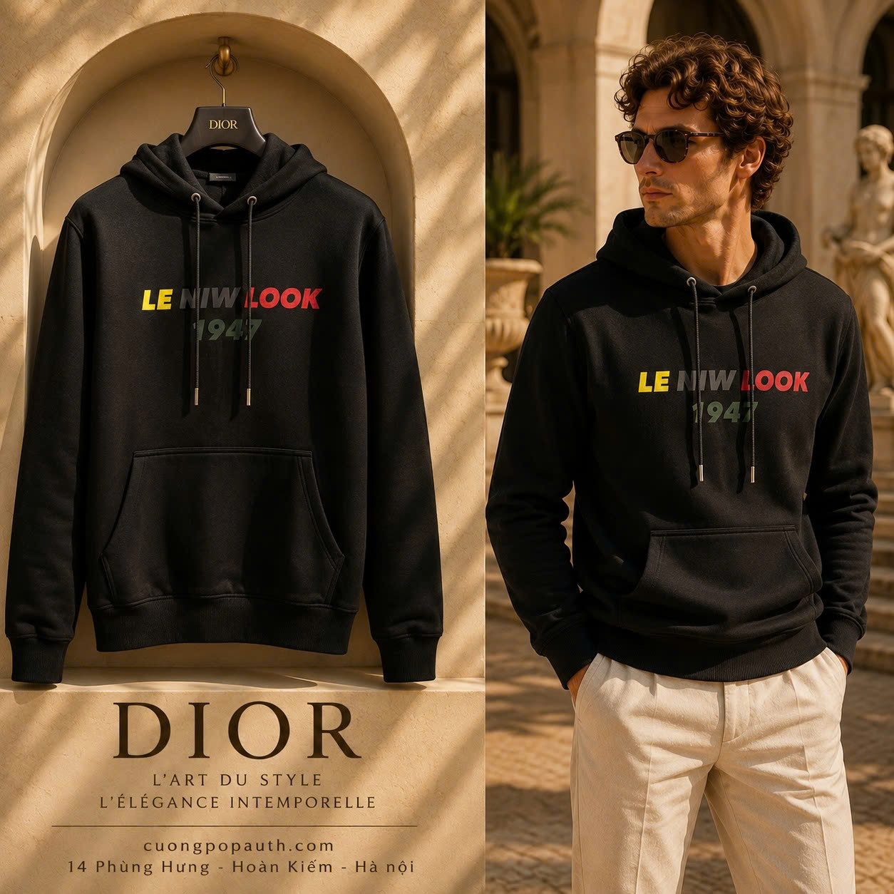 ÁO HODDIE DIOR L6395