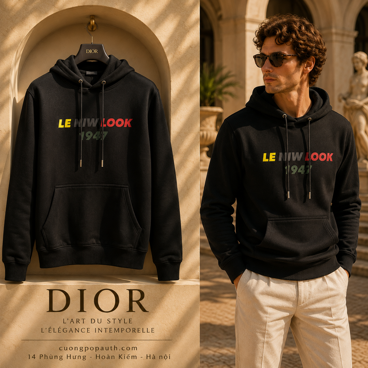 ÁO HODDIE DIOR L6395