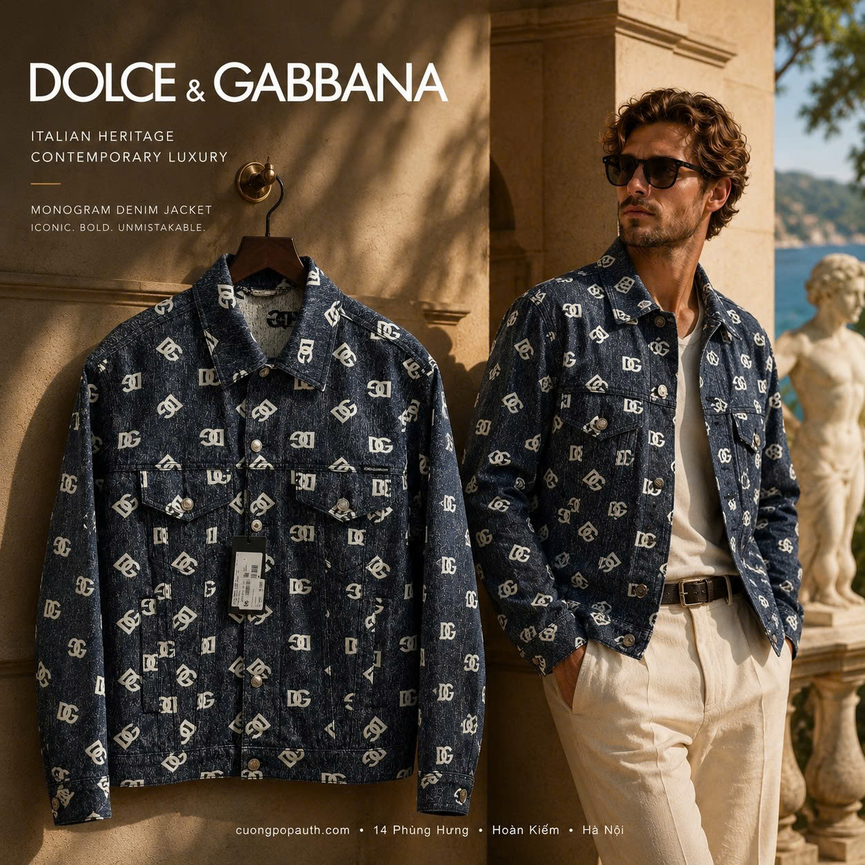 ÁO KHOÁC DENIM DOLCE LD39