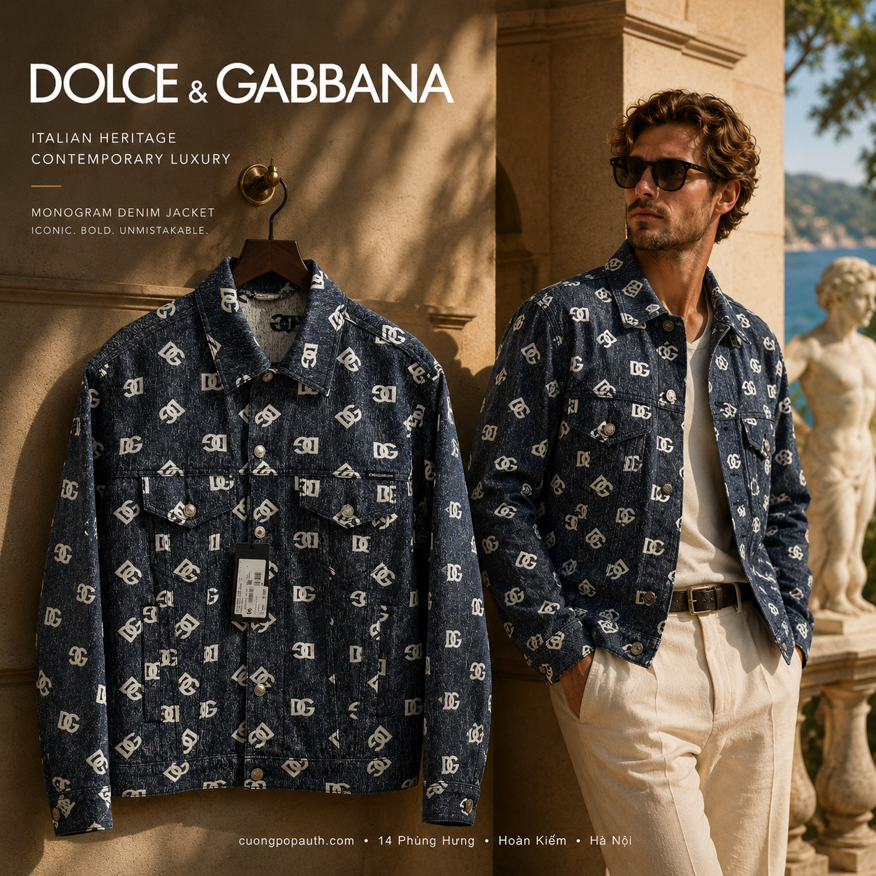 ÁO KHOÁC DENIM DOLCE LD39