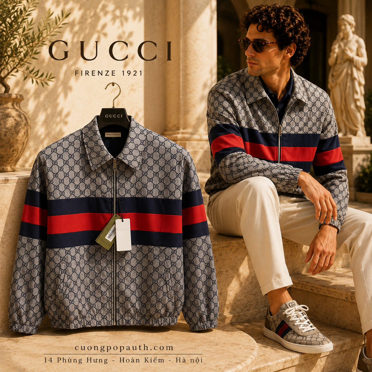 ÁO KHOÁC JACKET GUCCI K1927