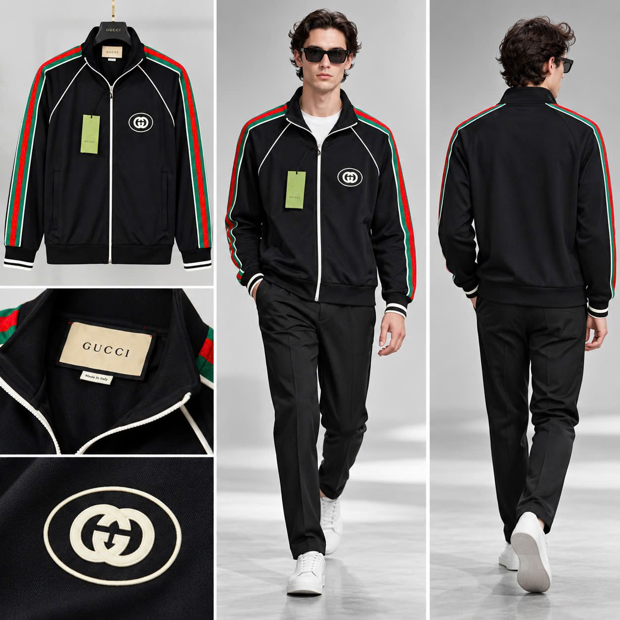 ÁO KHOÁC JACKET GUCCI LOGO T29133212