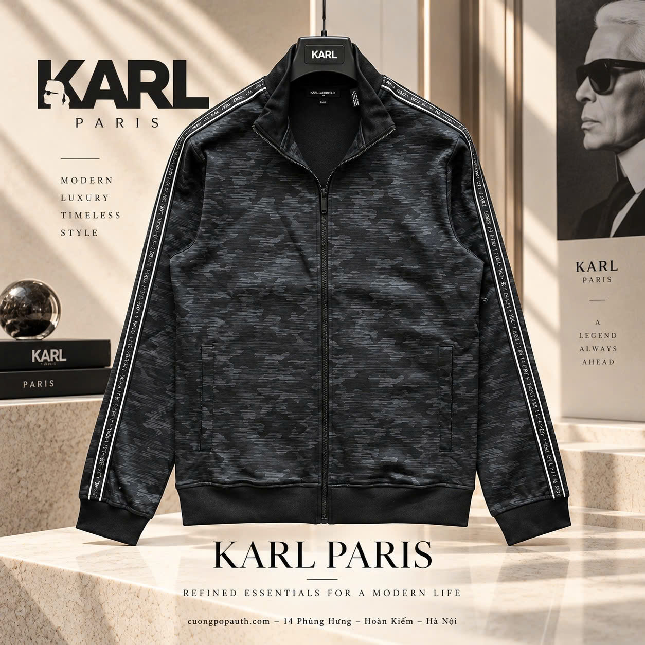 ÁO KHOÁC KARL PARIS K90901