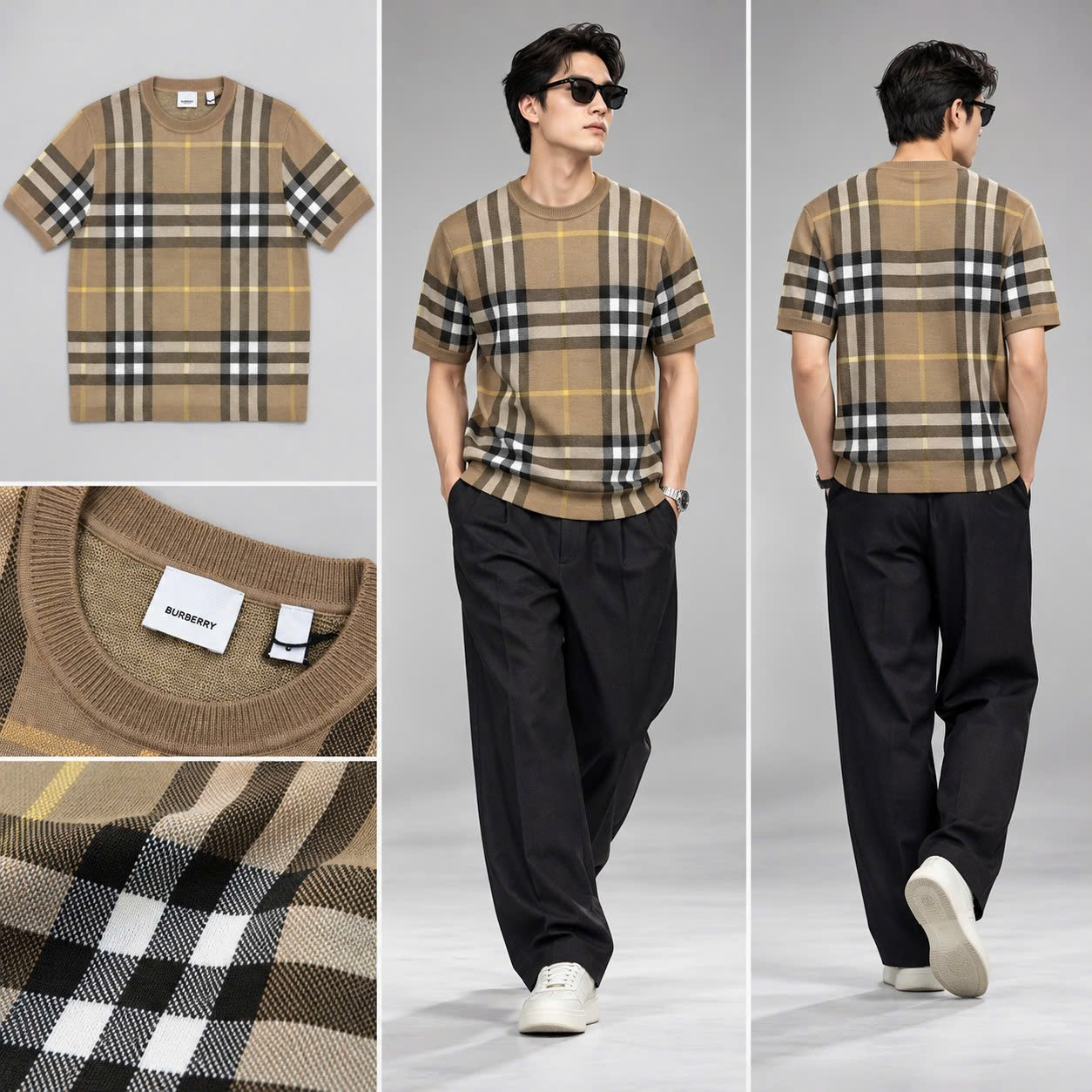 ÁO PHÔNG BURBERRY BE NHẠT HT02918574