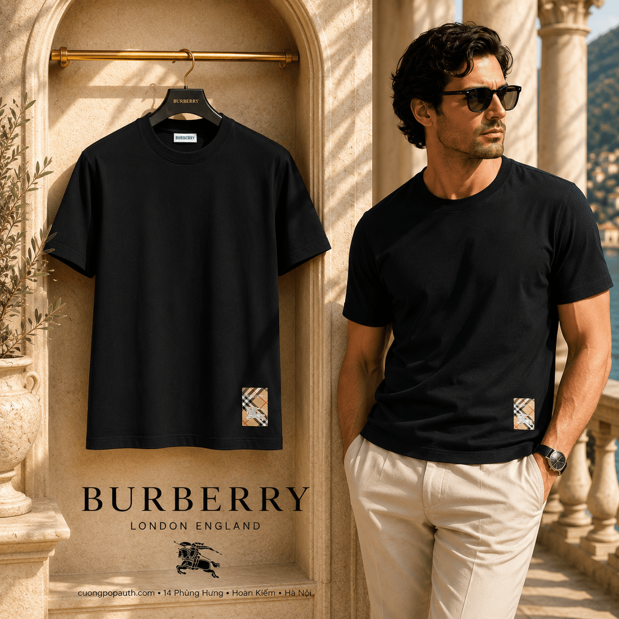 ÁO PHÔNG BURBERRY KT02