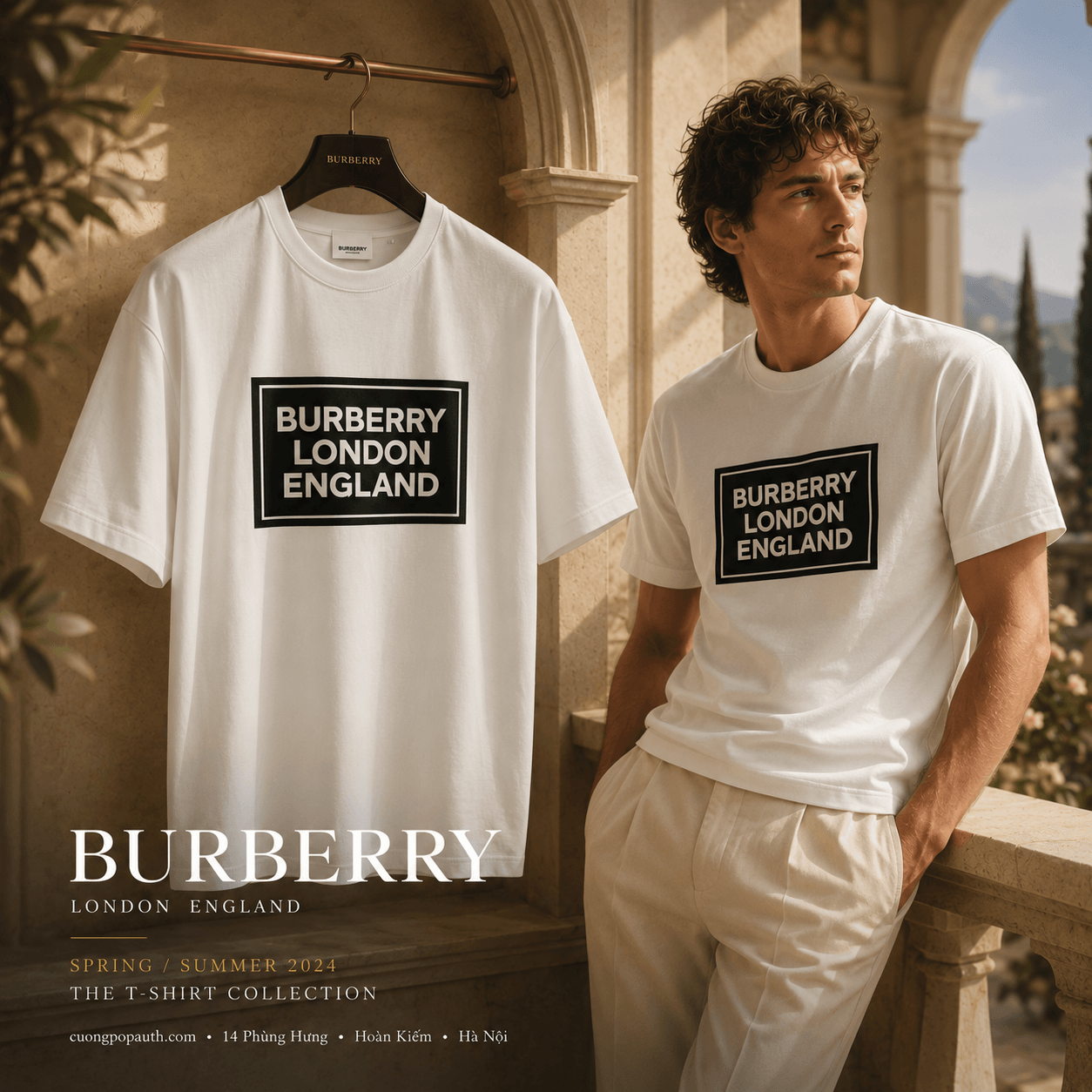 ÁO PHÔNG BURBERRY KT12