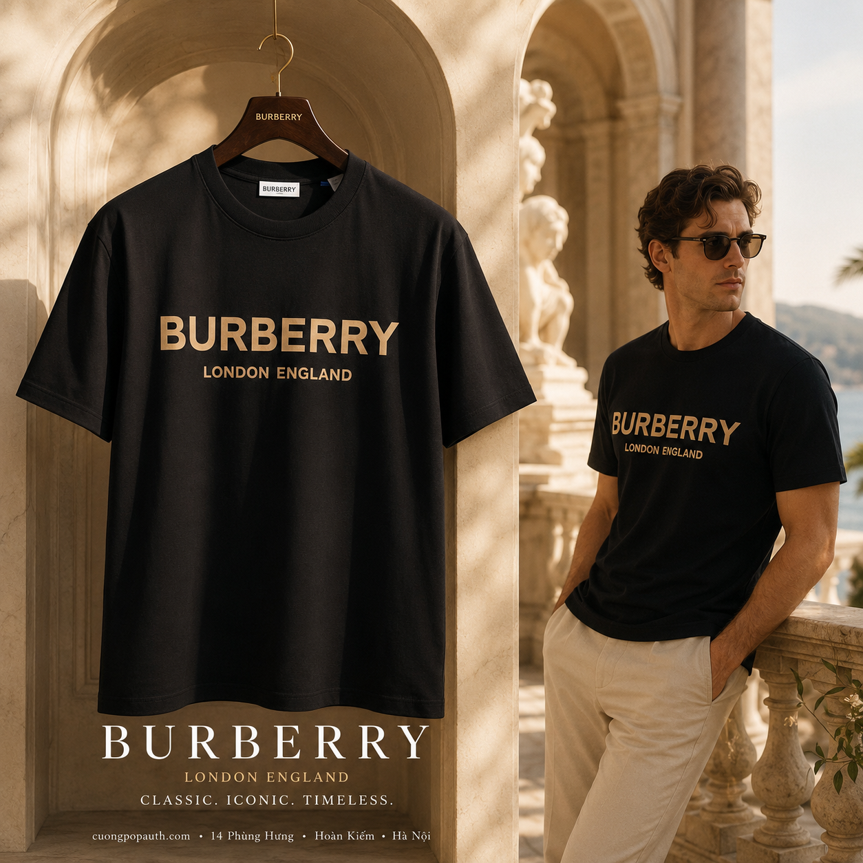 ÁO PHÔNG BURBERRY KT21