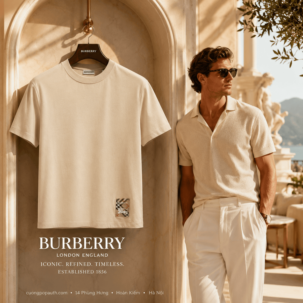 ÁO PHÔNG BURBERRY KT24