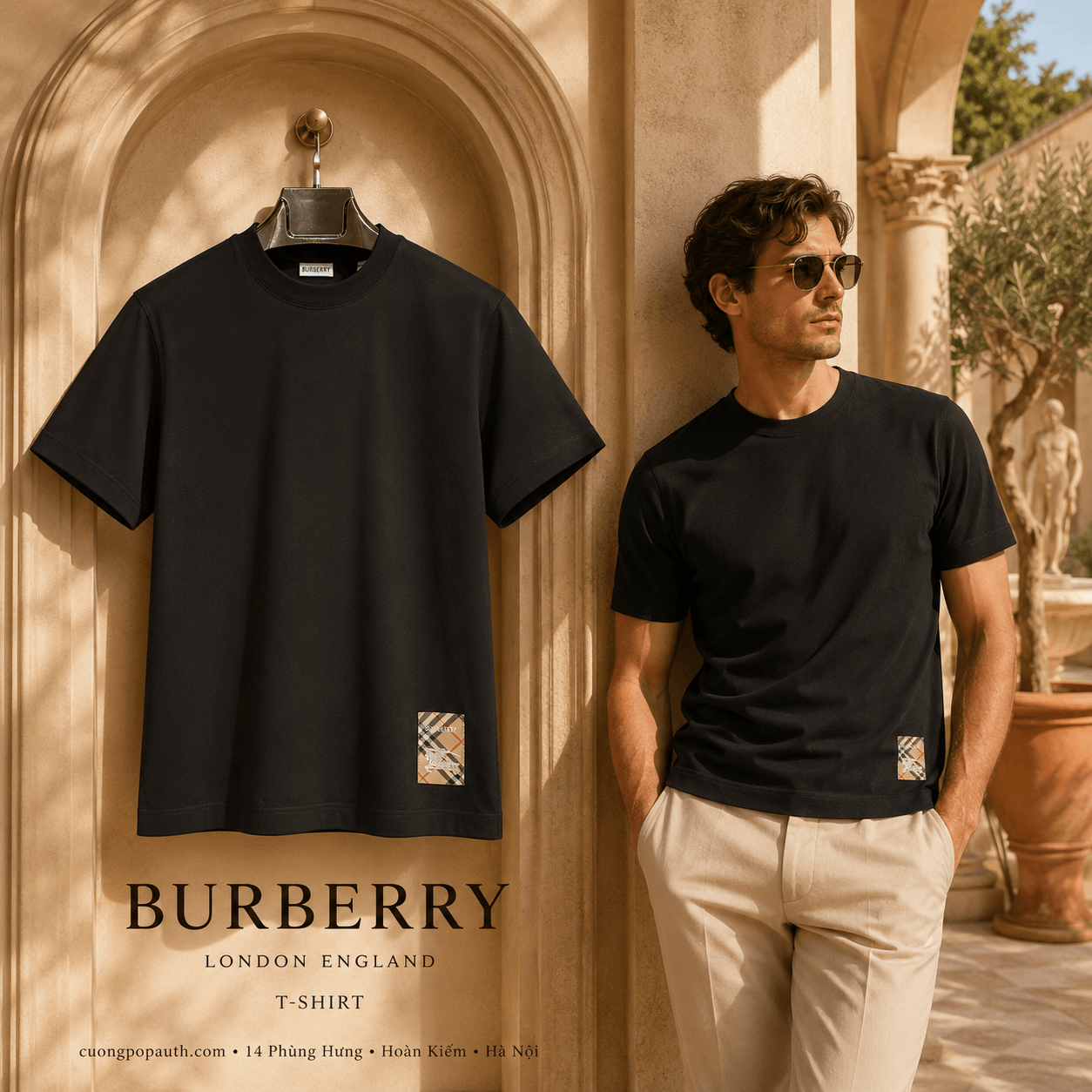 ÁO PHÔNG BURBERRY KT25