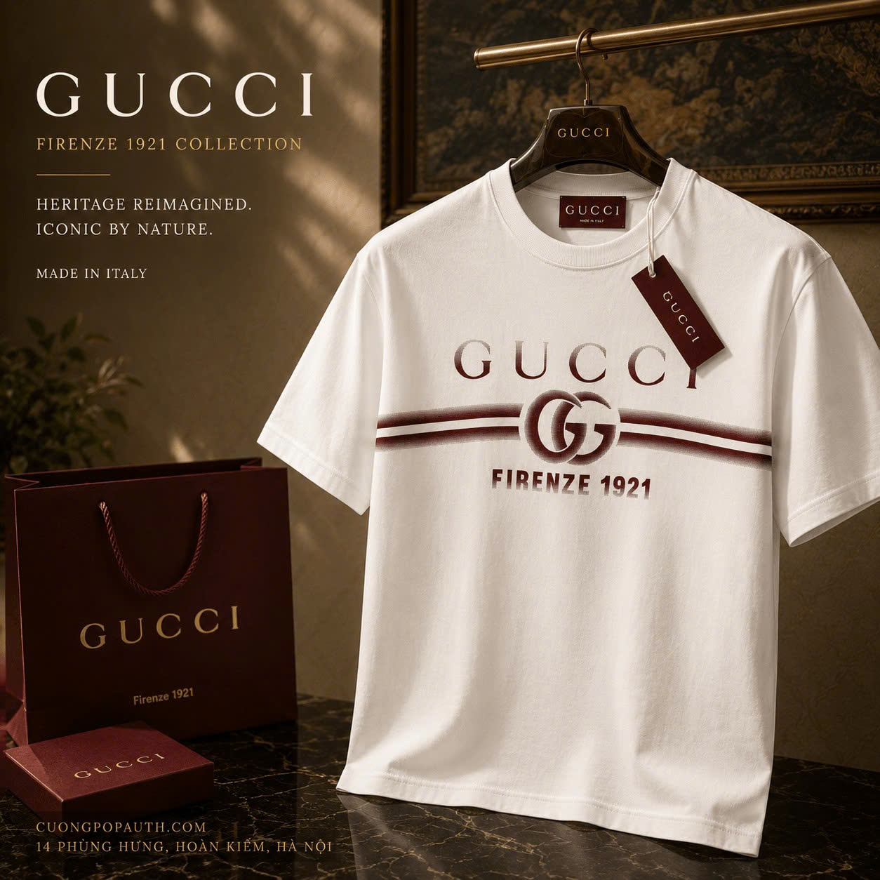 ÁO PHÔNG GUCCI KT18