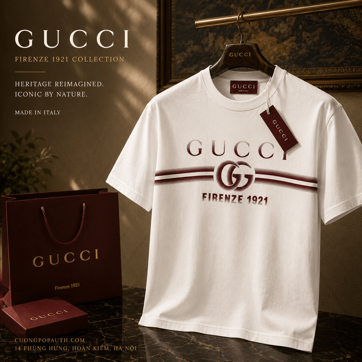 ÁO PHÔNG GUCCI KT18