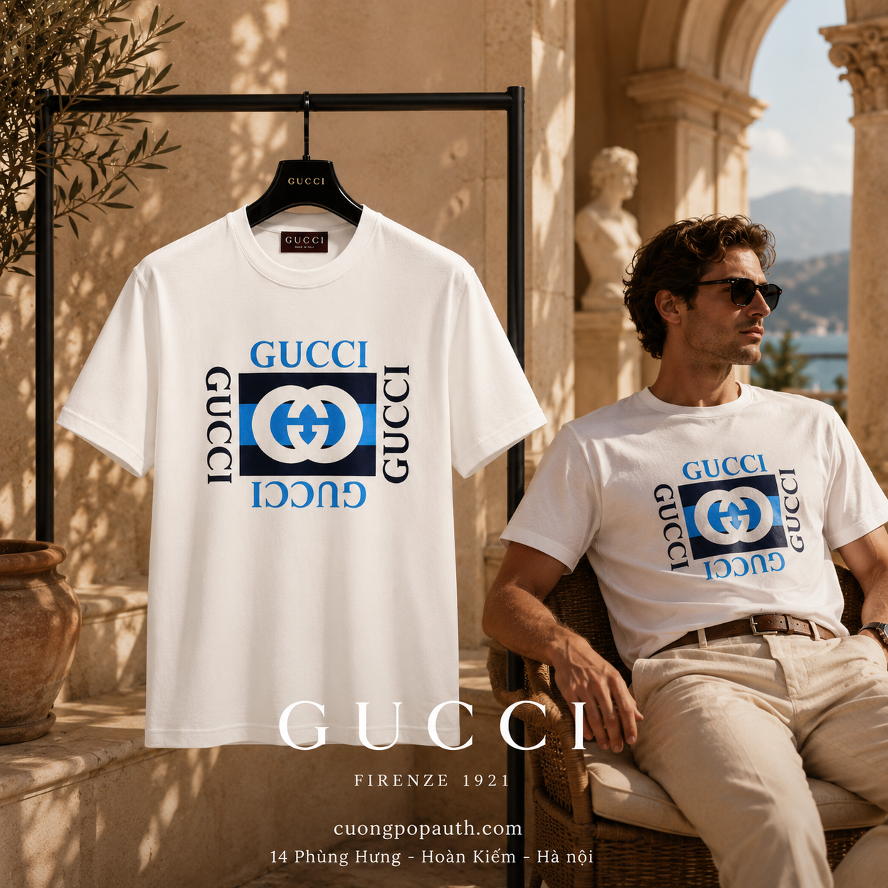 ÁO PHÔNG GUCCI T135