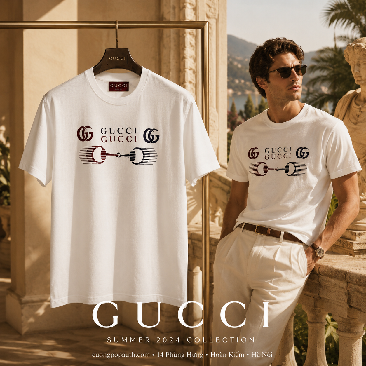 ÁO PHÔNG GUCCI TB37