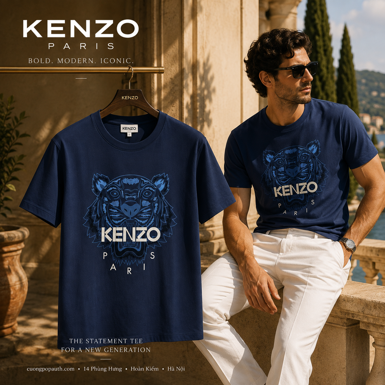 ÁO PHÔNG KENZO KT72 TRƯNG BÀY