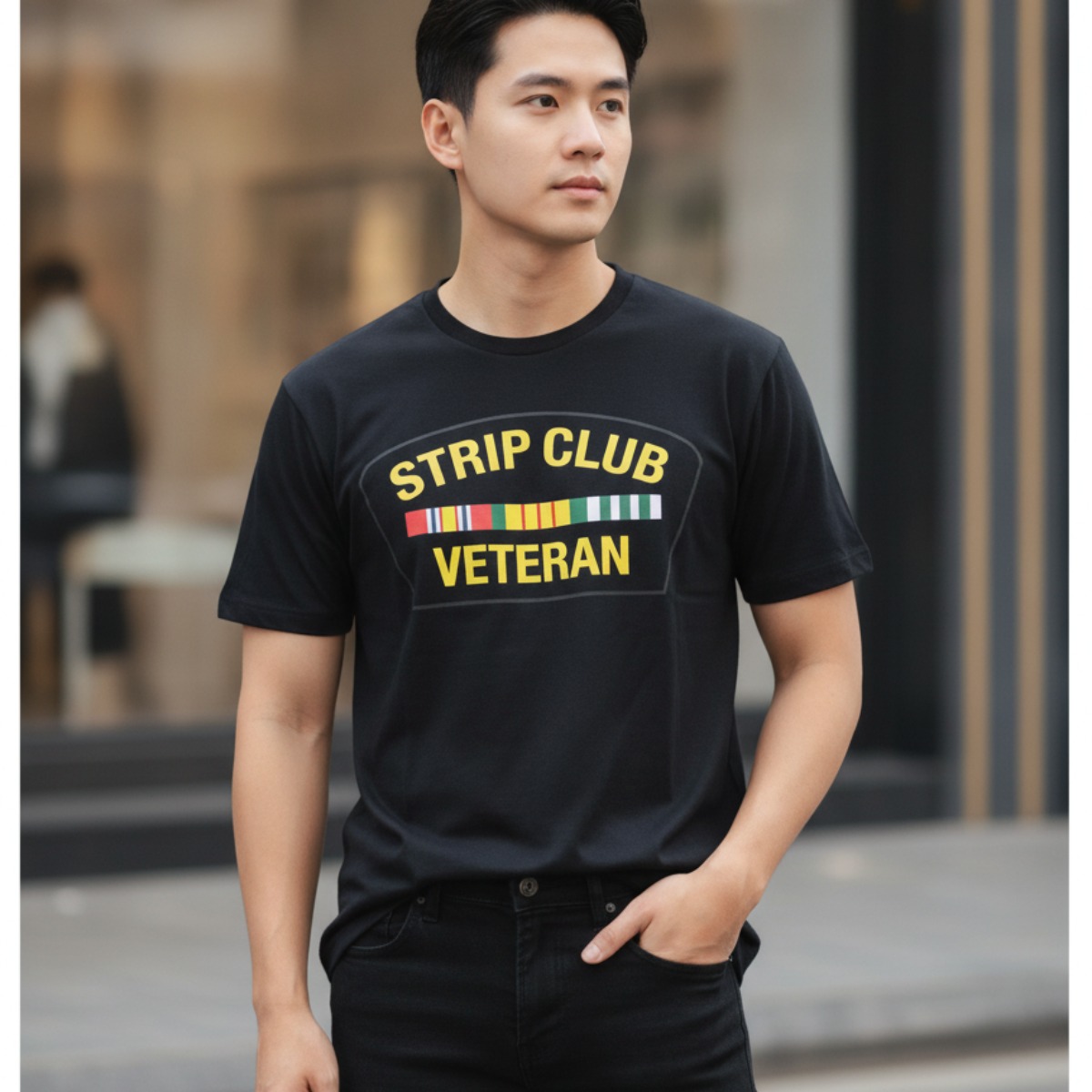 ÁO PHÔNG REASON ĐEN NHIỀU CHỮ CSV-012