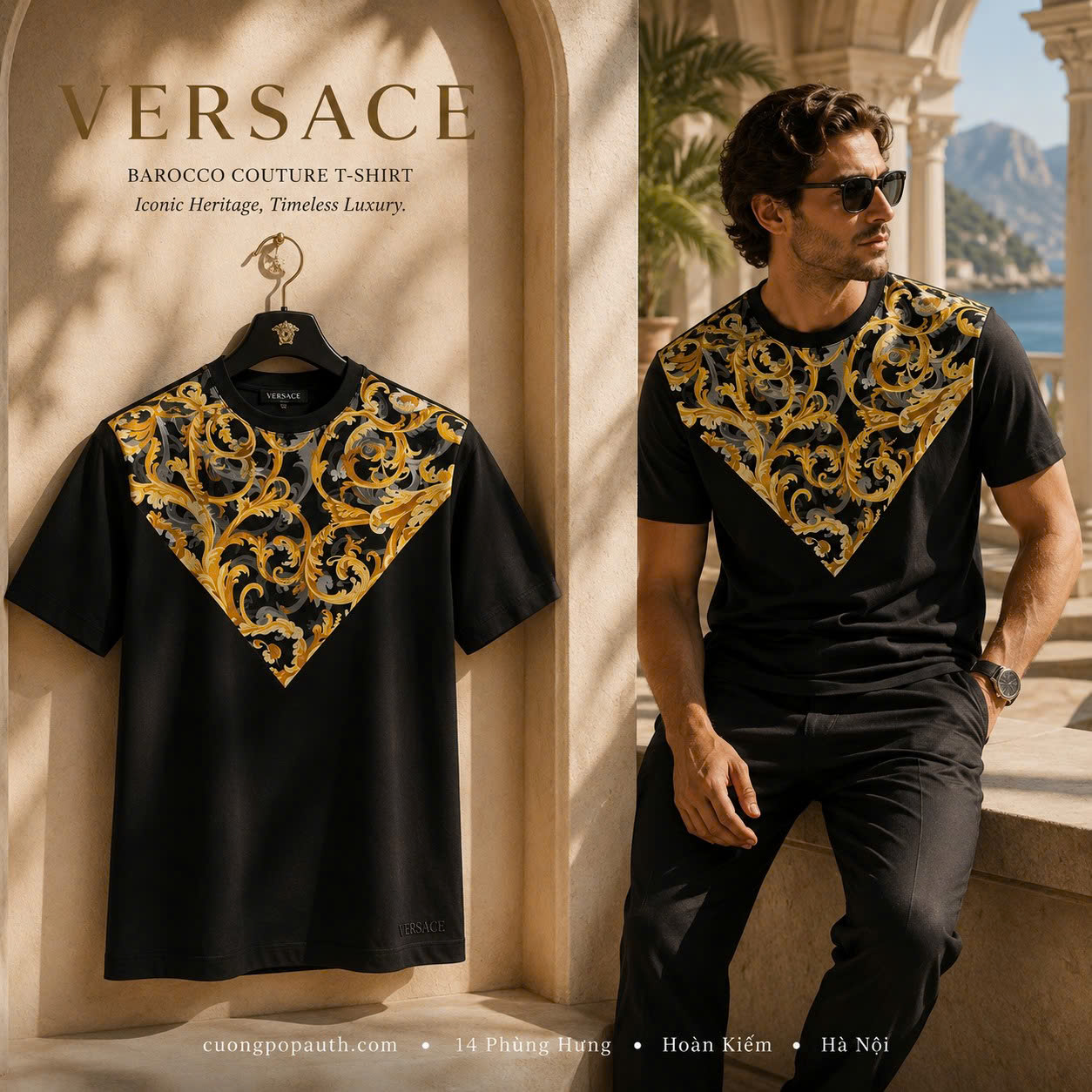 ÁO PHÔNG VERSACE TB30