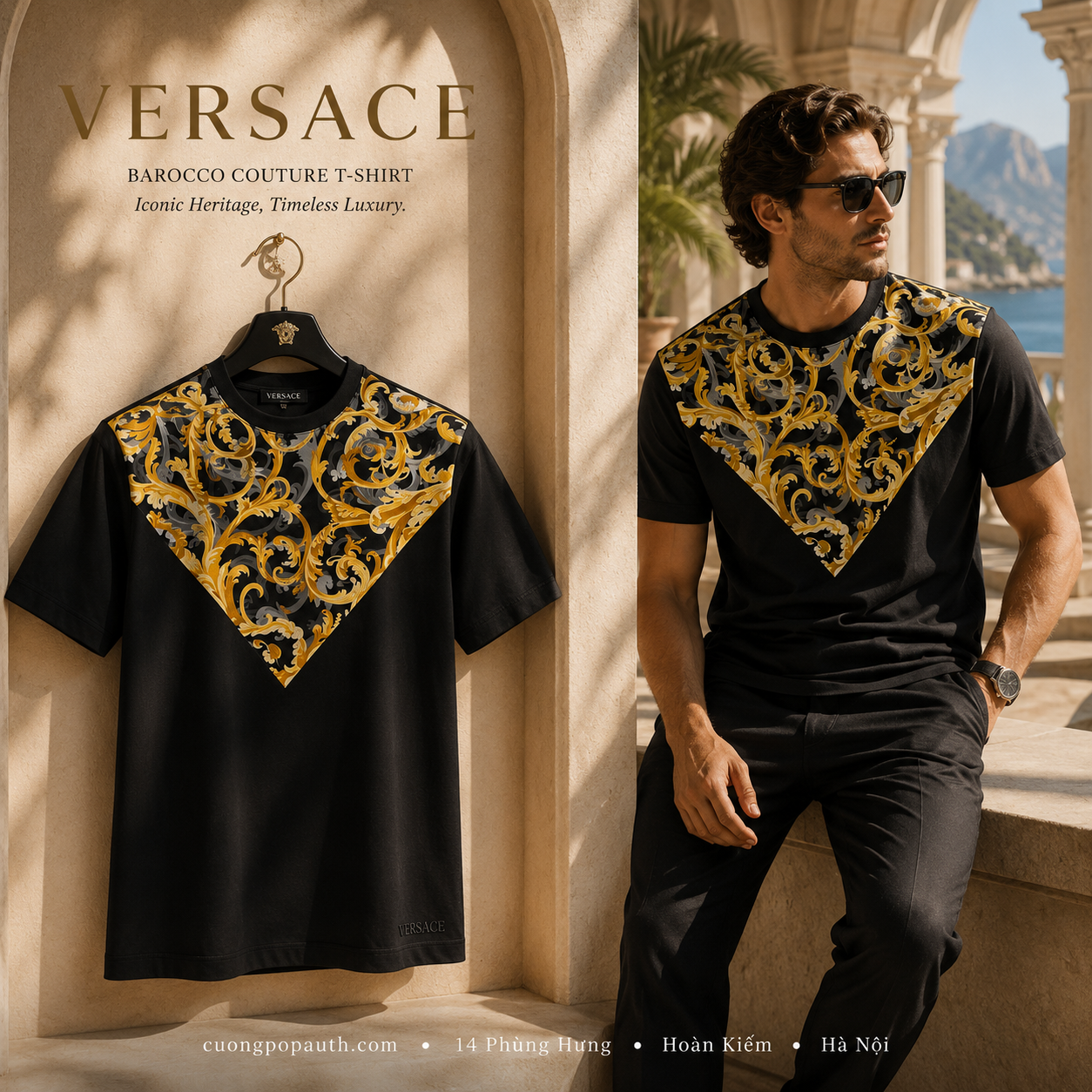 ÁO PHÔNG VERSACE TB30
