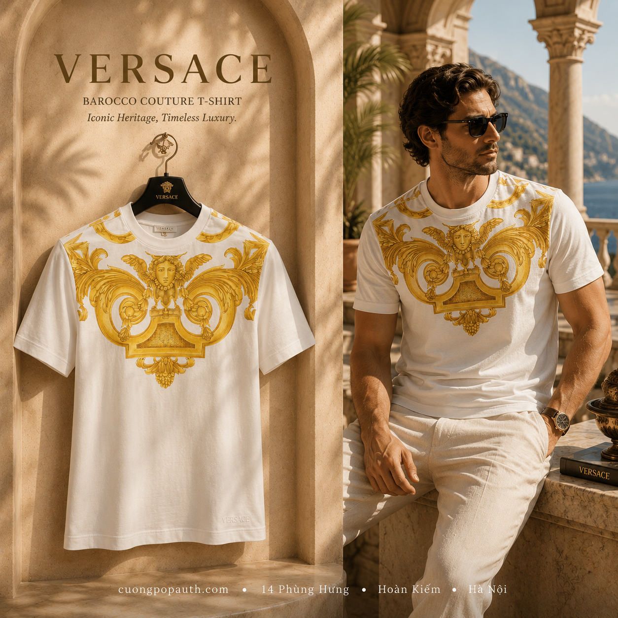 ÁO PHÔNG VERSACE TB32