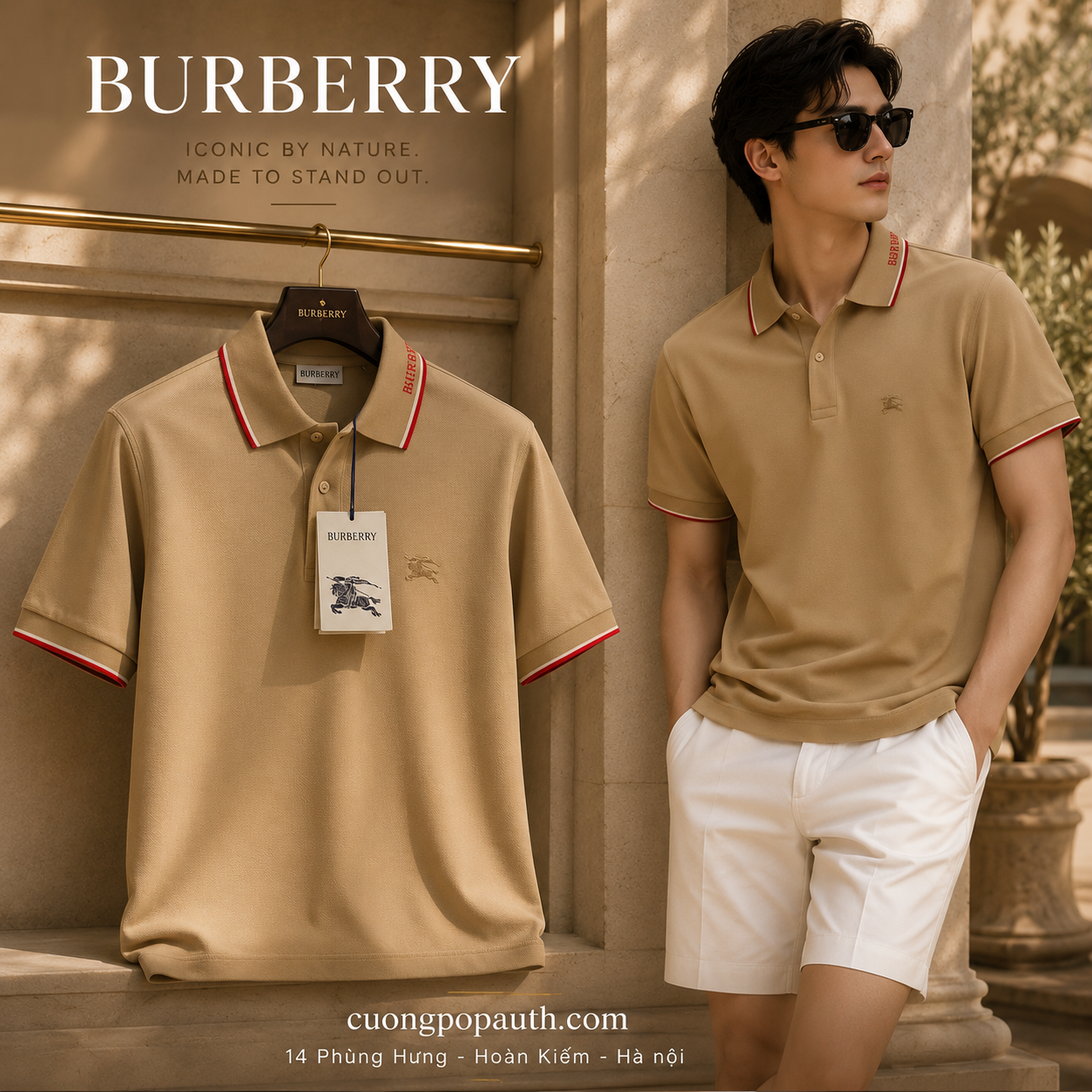 ÁO POLO BURBERRY BE K263