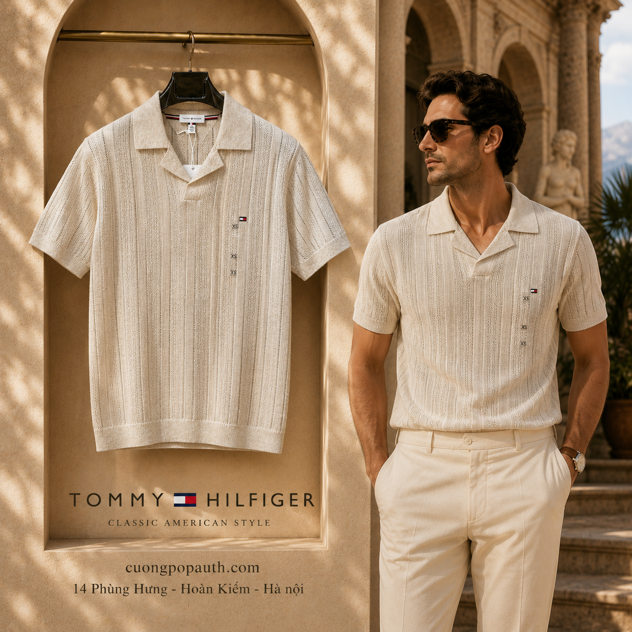 ÁO POLO DỆT KIM TOMMY HILFGER BE K2912