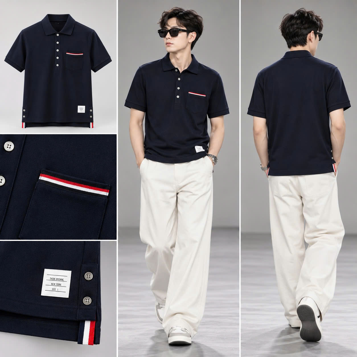 ÁO POLO THOM BROWNE T09001999921