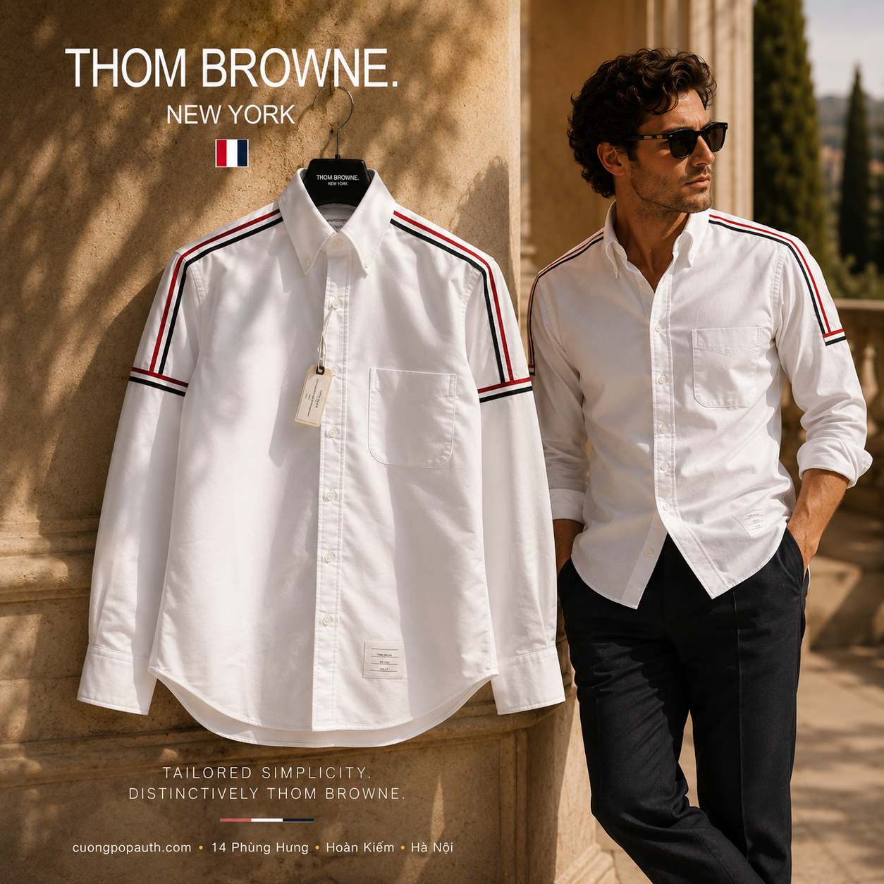 ÁO SƠ MI THOM BROWNE KT88