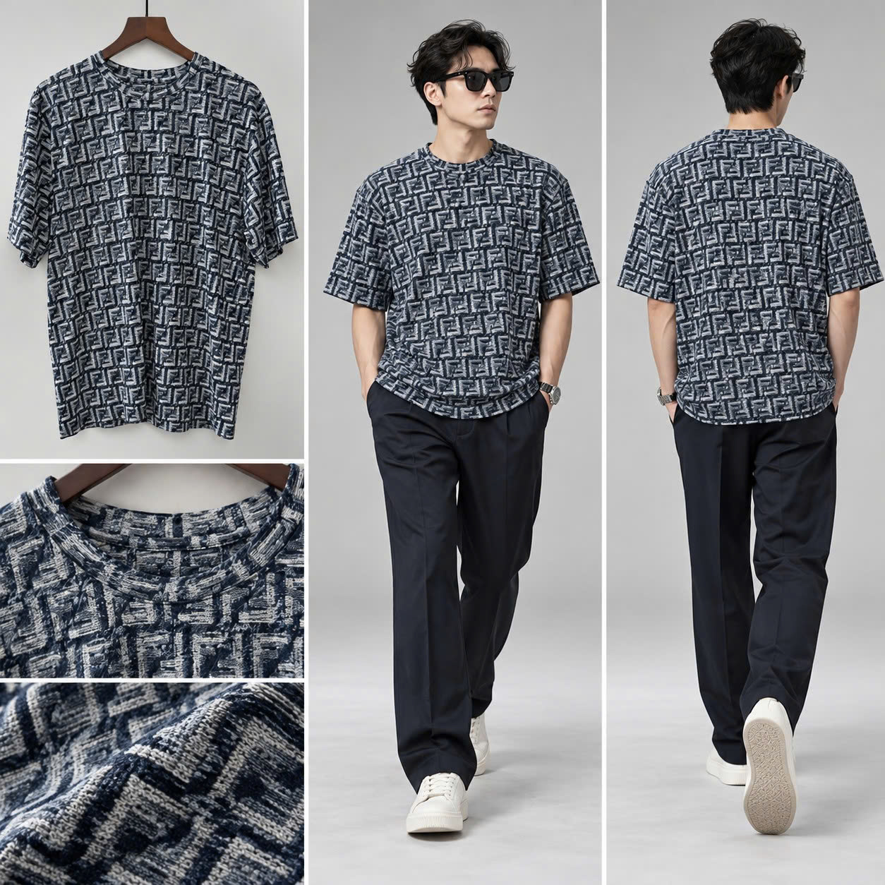 ÁO TEE FENDI HOẠ TIẾT CHỮ L1726409313